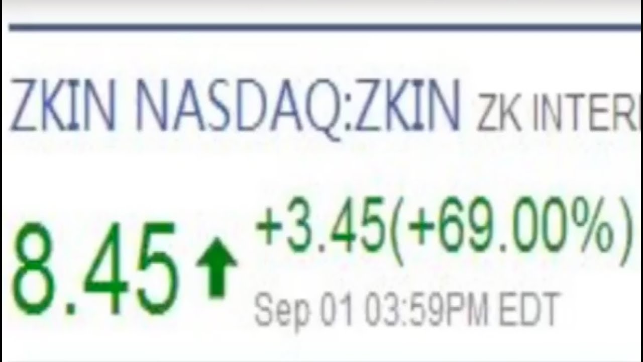 ZK International (Nasdaq:ZKIN) IPO and Stock Listing, Chinese TV Coverage